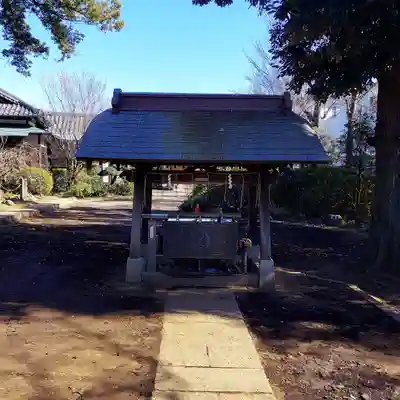 八雲氷川神社の手水舎
