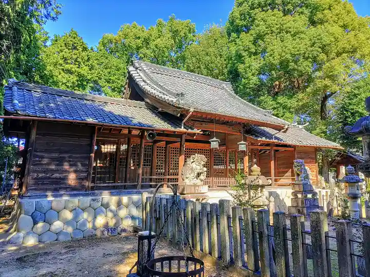 八所神社(八所社)の本殿・本堂