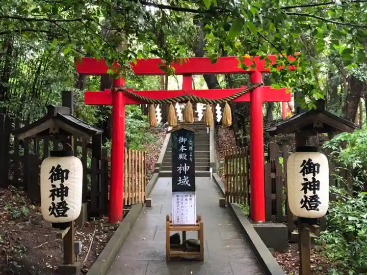 伊古奈比咩命神社の鳥居