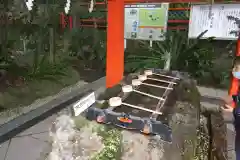 枚聞神社の手水