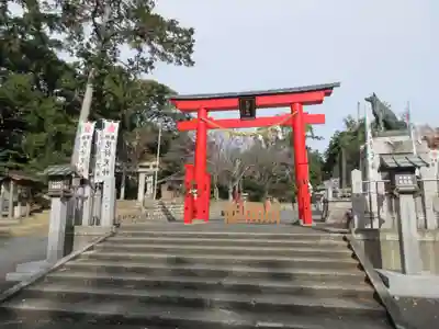 矢奈比賣神社(見付天神)の鳥居
