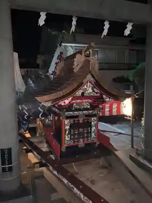 阿治古神社のお祭り
