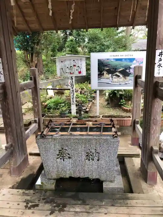 思金神社の手水舎