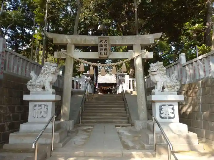 大宮・大原神社の鳥居