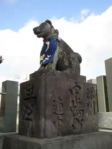 成田山　薬師堂（旧本堂）の狛犬