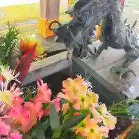 彌彦神社 (伊夜日子神社)の手水舎