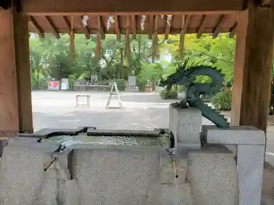 兵庫縣姫路護國神社の手水舎