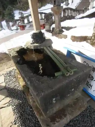 妙義神社の手水