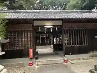 咋岡神社の山門・神門