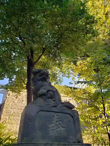 西向天神社の狛犬