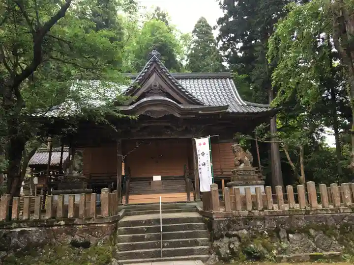 佐々牟志神社の本殿・本堂