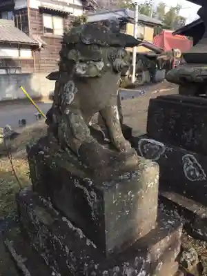 将門神社の狛犬