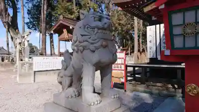 薬師寺八幡宮の狛犬