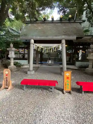 川越氷川神社の鳥居