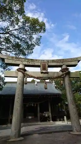 千栗八幡宮の鳥居