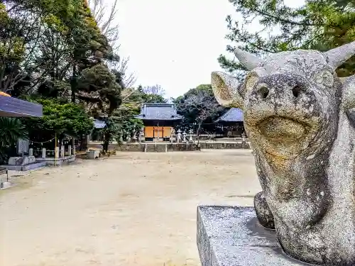 村高天神社の狛犬