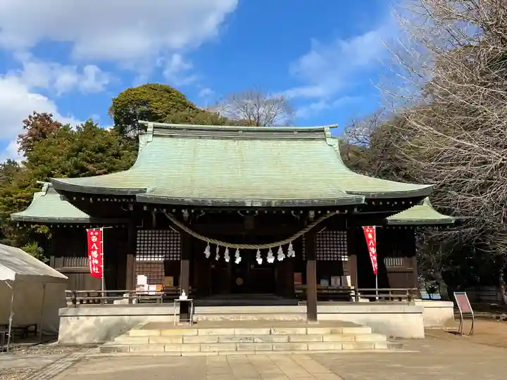 峯ヶ岡八幡神社の本殿・本堂