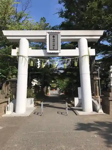 西岡八幡宮の鳥居