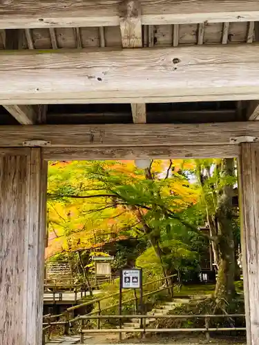 中尊寺の山門