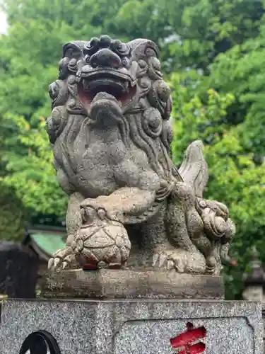 中島八幡神社の狛犬