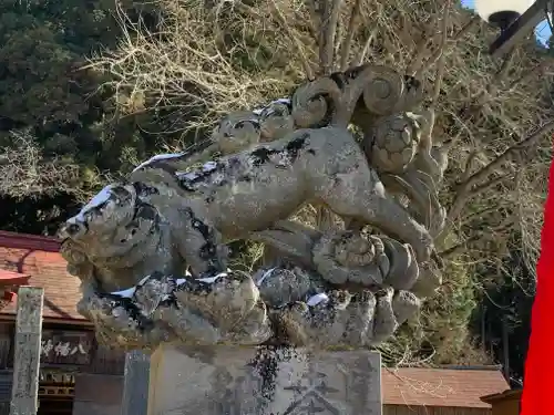 古殿八幡神社の狛犬