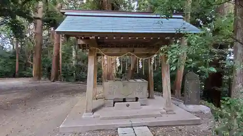 莫越山神社の手水舎