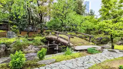 湯島天満宮の庭園