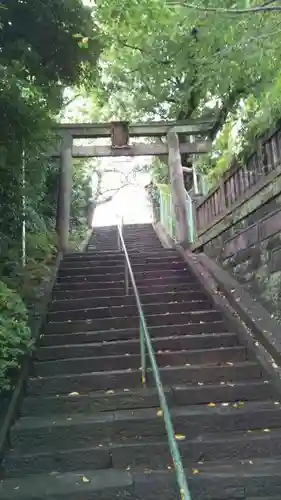 筑土八幡神社の鳥居