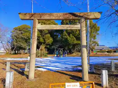 神明社荒神社（萩原町串作）の鳥居