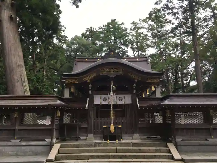 田村神社の本殿・本堂