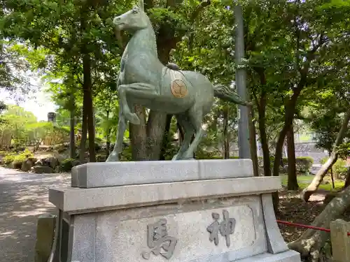 六所神社の狛犬