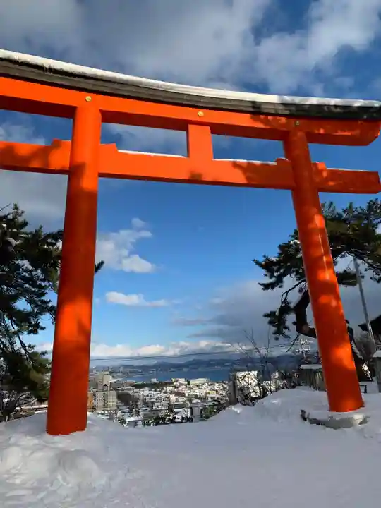 函館護國神社の鳥居