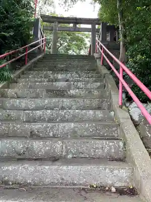 産土八幡神社の鳥居