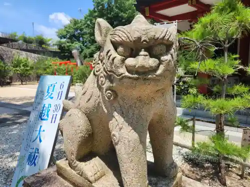 綱敷天満神社の狛犬