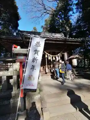 間々田八幡宮の初詣
