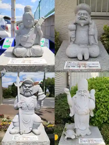 佐沼羽黒神社の像