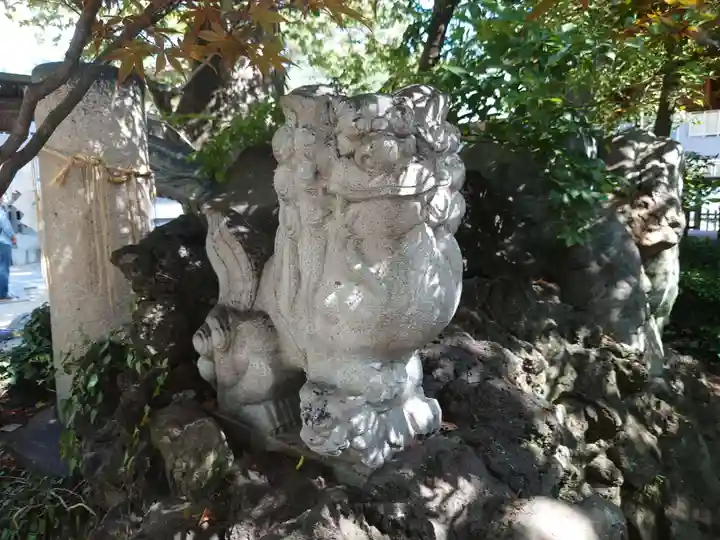 松戸神社の狛犬