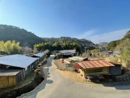 日川寺の景色