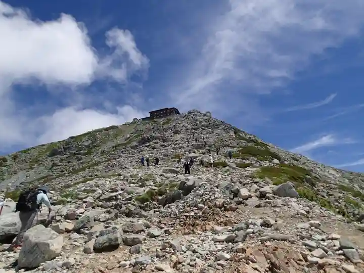 雄山神社峰本社の自然