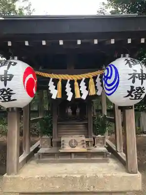 中野沼袋氷川神社の末社・摂社