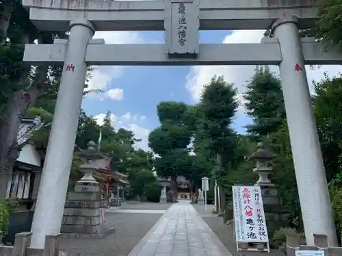 亀ケ池八幡宮の鳥居