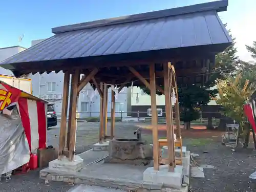 札幌村神社の手水