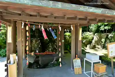 鎌倉宮の手水舎