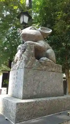 調神社の狛犬