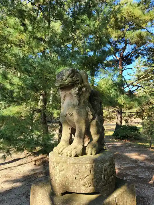 石船神社(岩船神社)の狛犬