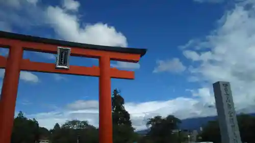 富士山本宮浅間大社の鳥居