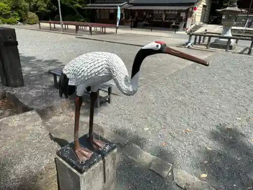 石見国一宮　物部神社の像