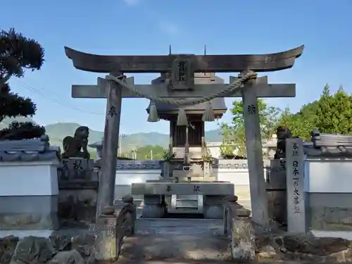 石見神社の鳥居