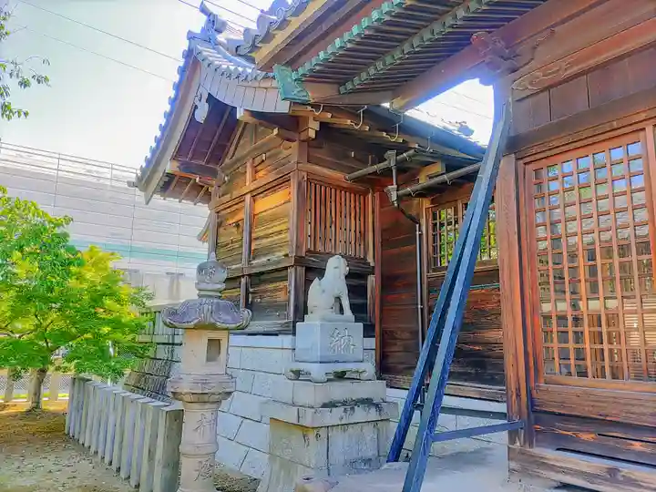 八幡社(萩原町林野)の本殿・本堂