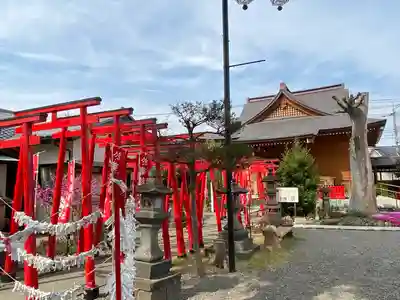 於菊稲荷神社の鳥居